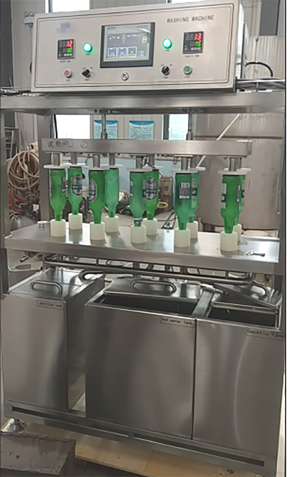 10-Head Used Bottle Rinser